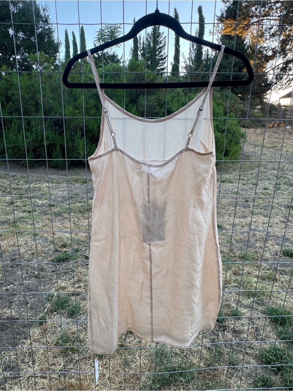 Christy Dawn Flora Short Slip in Beige Shell - Picture 4 of 7